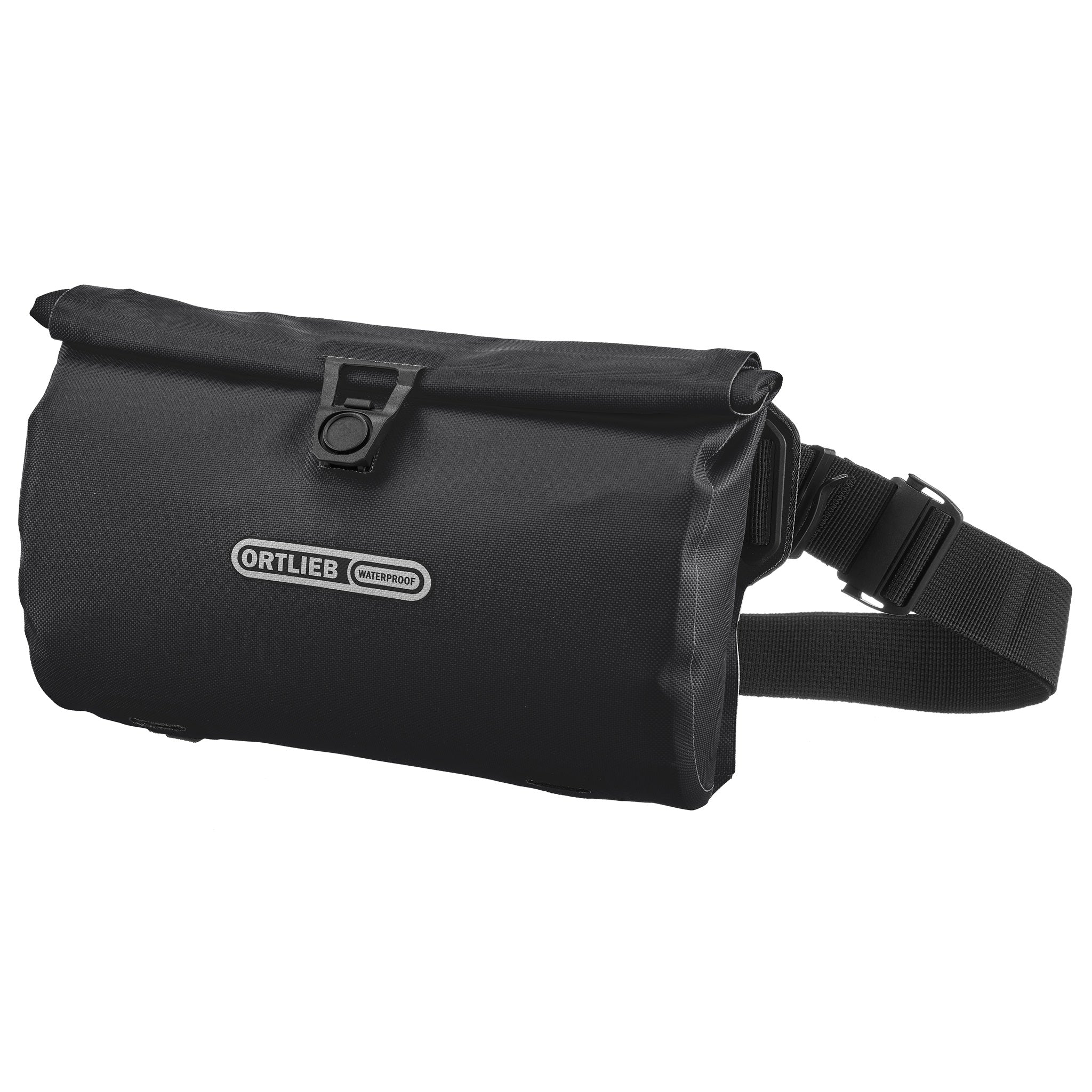 ORTLIEB Velo-Sling Flex in black 2.5 Liter mit Rollverschluss und breitem Schultergurt